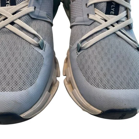 On Running Blue and Gray Athletic Shoes with CloudTec Cushioning - Picture 11 of 16